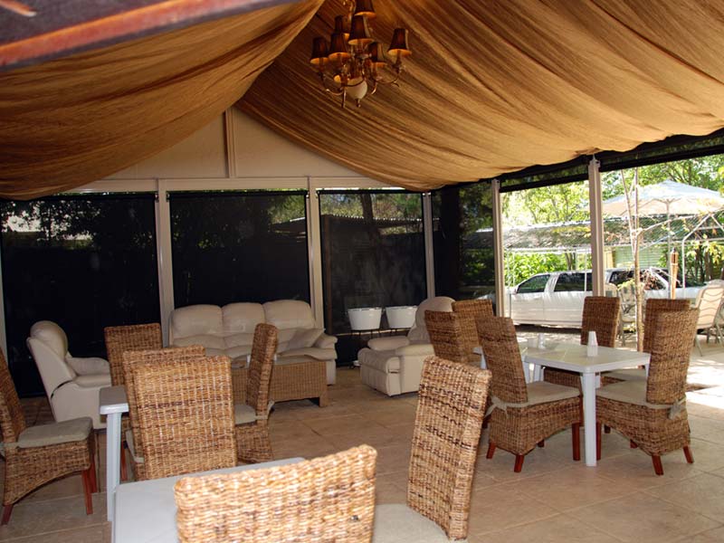 hahndorf garden pavilion leather lounge