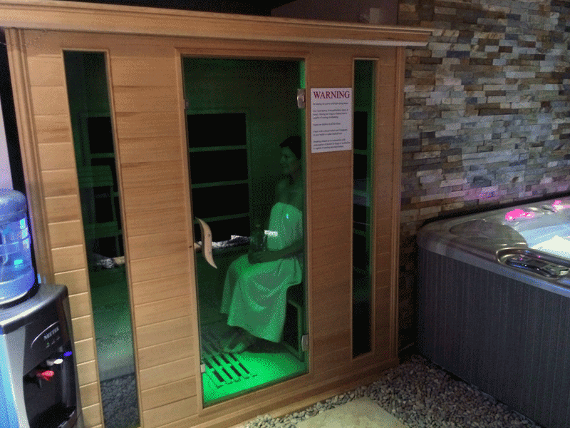 senses day spa infrared sauna