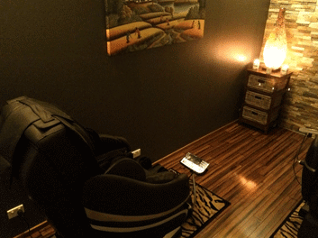 senses day spa massage room